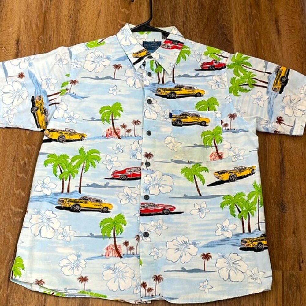 Vintage Pineapple Connection Hawaiian Button Down Shirt